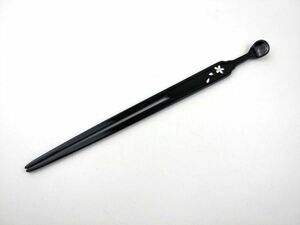  flower . style . number . number spatula type ornamental hairpin wedding coming-of-age ceremony Japanese clothes . Sakura black DM flight shipping 