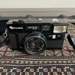 【FUJICA】フジカ AUTO-5 フィルムカメラ ケース付き ジャンク品 