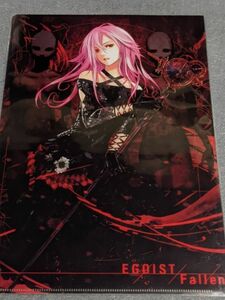 ra10 ★クリアファイル★ PSYCHO-PASS サイコパス 天野明　EGOIST redjuice　CD 「Fallen」特典　宜野座伸元　常守朱