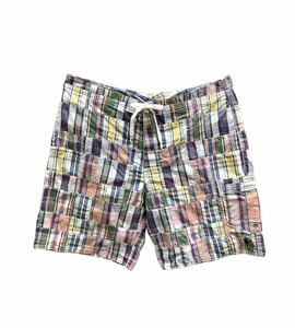 POLO ポロ ラルフローレン パッチワークスイムショーツ【34】ralph lauren swim shorts 海パン patchwork クラシック レア ビンテージ