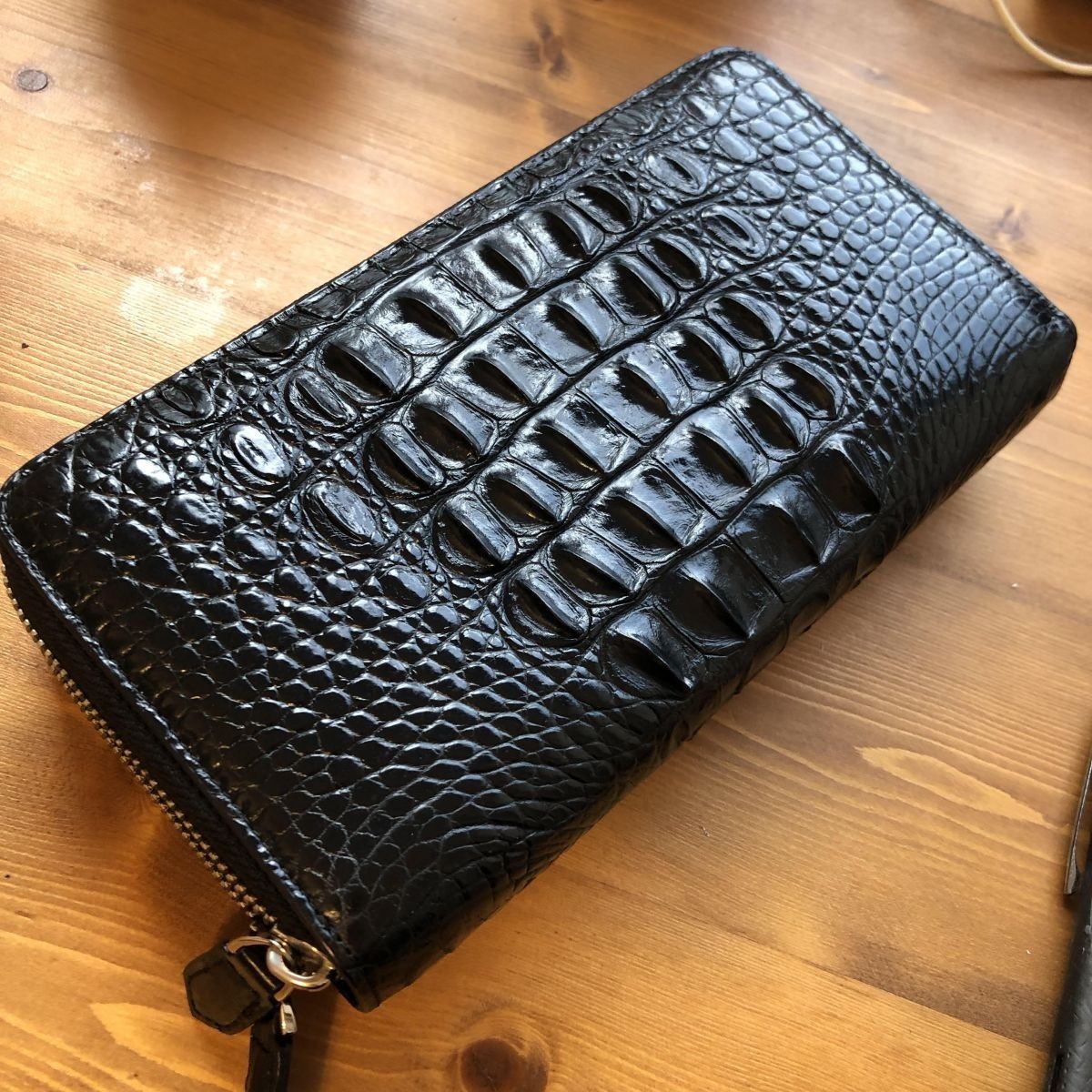 ヤフオク! -クロコダイル財布ダブルファスナーの中古品・新品・未使用