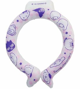 サンリオキャラクターズ クーリッシュチューブ Sanrio 熱中症対策 子供用★XSサイズ/パープル★新品【メール便発送（全国一律 220円 税込）