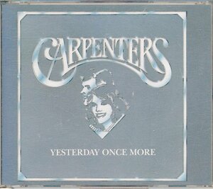 70年洋楽┃カーペンターズ│Carpenters┃イエスタデイ・ワンス・モア (2枚組)┃ポリドールPOCM-1515-6│1993.10年│3600円┃管理7079