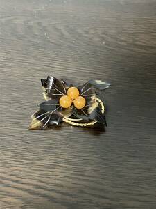  tortoise shell brooch 