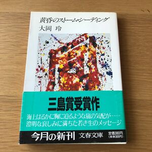 文春文庫 大岡玲 黄昏のストーム・シーデイング 初版発行　　送料無料