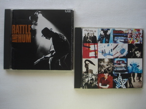 【CD2枚】U２ 魂の叫び：Rattle and Hum／アクトン・ベイビー：ACHTUNG BABY 輸入盤 [送料185円]