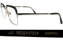 昭和レトロの象徴的GERMAN CLASSIC DESIGN1970sデッド西ドイツ製オリジナル RODENSTOCK ローデンストック CORREL 1/20 10K金張 size56/16 _画像3