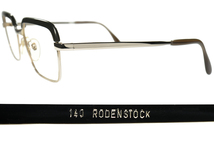 昭和レトロ期を代表するアイウェアデザイン1970sデッド西ドイツ製オリジナル RODENSTOCK ローデンストック CORREL 1/20 10K金張 size54/16 _画像3