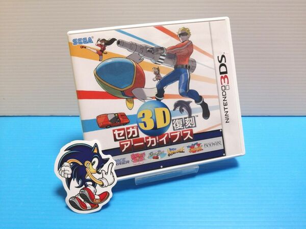 3DS ソフト セガ3D復刻アーカイブス チラシ ステッカー有り　ニンテンドー3DS