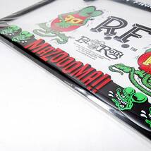 正規品 送料無料 Raised Rat Fink Face ロゴ ライセンスフレーム MG062BKRF ムーンアイズ ナンバーフレーム ナンバープレート レイズド_画像3