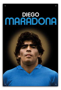 BDM03-ディエゴ マラドーナ Diego Maradona 神の手 アルゼンチン代表 サッカー soccerメタル プレート ブリキ看板 plate Tinplate 模写