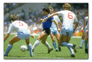 BDM015-ディエゴ マラドーナ Diego Maradona 神の手 アルゼンチン代表 サッカー soccerメタル プレート ブリキ看板 plate Tinplate 模写