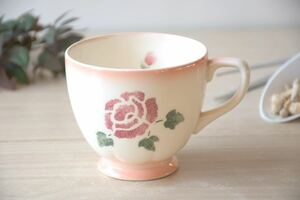  records out of production goods re linseed - rose garden mug mug type planter unused 