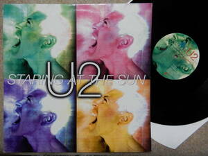 U2-Staring At The Sun★英Island プロモ・オンリー3ヴァージョン入り美品 12&#34;/マト1