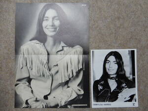 Emmylou Harris★米プロモ・フォト＆蘭ミニ・ポスター