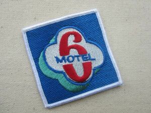 MOTEL 6 モーテル ホテル ワッペン/パッチ 企業 USA 古着 アメリカ アメカジ カスタム キャップ ワークシャツ ② 450