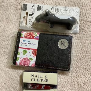 社会人1年生セット① 名刺入れ 印鑑ケース 爪切り