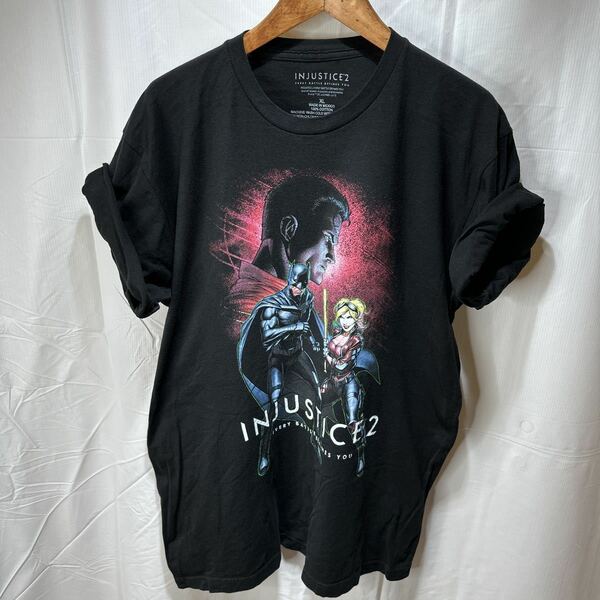 Free Shipping ■Super Hero American Comic Character■X-Large Print T-shirt　【1990'sー2000's Vintage】RARE ITEM