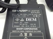 P-2285 SHARP 製 EA-RJ2V 仕様 19V 3.16A ノートPC用ACアダプター　即決品_画像7