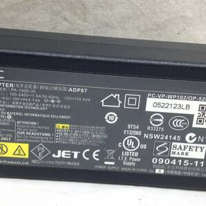 P-2342 NEC 製 PA-1900-35 仕様 19V 4.74A ノートPC用ACアダプター 即決品の画像7