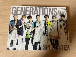 GENERATIONS/スピードスターSPEEDSTER 1CD3DVD