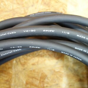◎CANARE ( カナレ ) / V4-3C BNC-BNCケーブル 10m 75Ω Coaxial Cable/同軸ケーブル・ブラック 中古◎C46の画像4