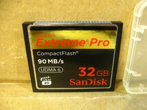 ▽SANDISK EXTREME PRO 32GB コンパクトフラッシュ CFカード 中古 サンディスク 90MB/s UDMA6 CompactFlash_画像2