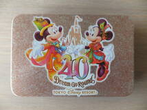 ディズニーランド　40周年記念　キャンディー缶_画像1