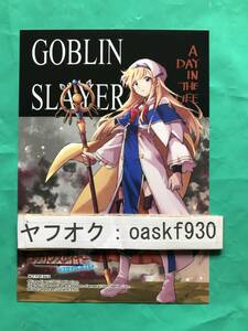 ゴブリンスレイヤー:デイ・イン・ザ・ライフ 1　ゲーマーズ特典　描き下ろしブロマイド　マツセダイチ　●23/05