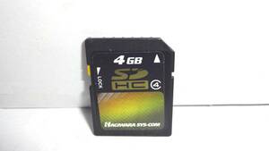 ★動作確認済み★HAGIWARA SYS-COM SDHCカード 4GB CLASS4 保証