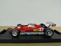 ■ BRUMMブルム 1/43 R267 Ferrari 126C2 G.P. SAN MARINO 1982 GILLES VILLENEUVE フェラーリ ジル・ヴィルヌーヴ F1レーシングミニカー_画像1