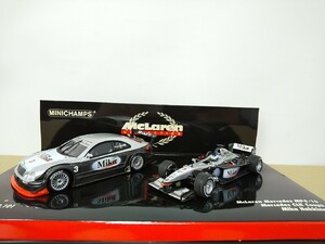 ■ PMA MINICHAMPSミニチャンプス 1/43 McLAREN MERCEDES MP4-16 MERCEDES CLK Coupeミカハッキネン マクラーレン メルセデス ミニカー