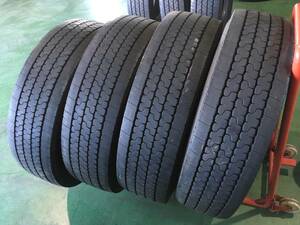 x254-3-5 ☆295/80R22.5 ヨコハマ ZEN702ZE-i 中古4本！ 2019年製 　k340