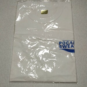 レア 新品 シール付き 非売品 昭和レトロ 80～90年代 当時物 ポカリスエット 白 Tシャツ ノベルティー