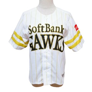 Y337【美品】Majestic製 福岡ソフトバンクホークス 鷹の祭典 2018 ハイグレードレプリカユニフォーム S Softbank Hawks プロ野球観戦 応援