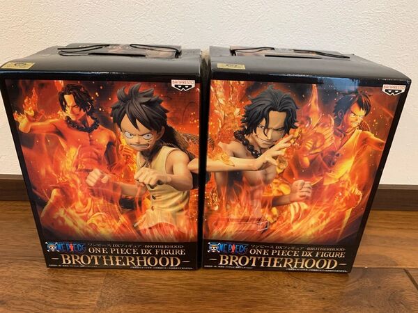ONE PIECE BROTHERHOOD ルフィ エース ブラザーフッド フィギュア 2体セット 【新品未開封】