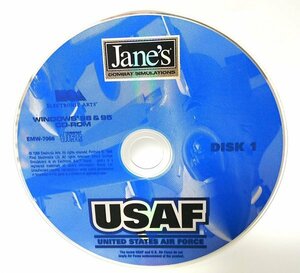 【同梱OK】 USAF ■ 戦闘機 フライトシミュレーション ■ レトロゲームソフト ■ Windows95 / 98 ■ DISC1のみ ■ジャンク品