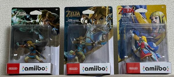 新品未開封　amiibo ゼルダの伝説シリーズ３個セット