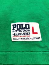 □POLO RALPH LAUREN ベースボールTシャツ L(180/100A) 緑 ポロラルフローレン 七分袖 CLASSIC FIT 複数落札同梱OK B230512-305●_画像5