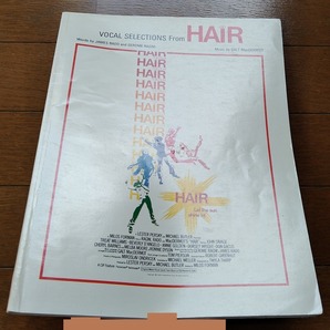 ピアノ弾き語り譜★ヘアー ミュージカル Vocal Selections from Hair ガルト・マクダーモット Galt MacDermot ジェームズ・ラド James Radoの画像3