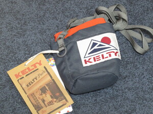 KELTY ケルティ ポーチ e.dye BEER HOLD POUCH ビア・ホールド・ポーチ 缶クージ付属 灰 新品タグ付き