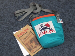 KELTY ケルティ ポーチ e.dye BEER HOLD POUCH ビア・ホールド・ポーチ 缶クージ付属 緑 新品タグ付き