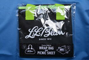 L.L.Bean / エル・エル・ビーン　ノベルティー品　2wayで使える　WRAP BAG and PICNIC SHEET　未使用品