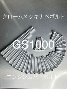 GS1000 エンジンカバーボルト　クロームメッキ仕様　GS1000S クーリー　日本製　29本セット！