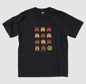 ◇ ユニクロ ～The Brands CAR / ザ・ブランズ　カー～ メンズ【 フォルクスワーゲン ビートル 】半袖Tシャツ《 M 》 B ACK ◎新品◎