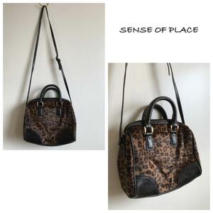 SENSE OF PLACE Leopard Mini shoulder bag Urban Research 