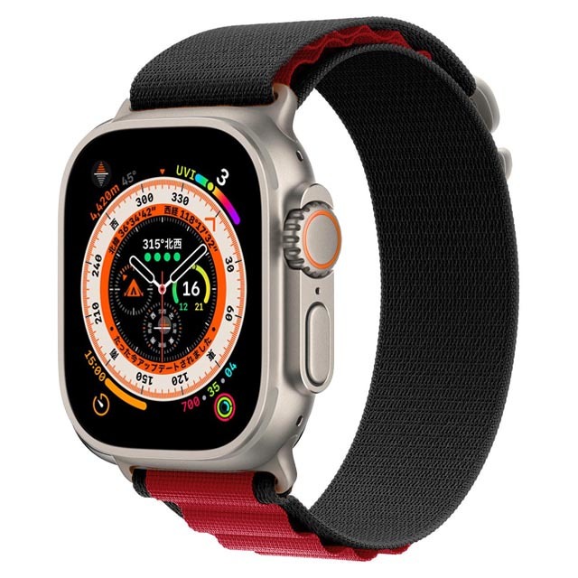 Apple Watch Ultra 純正 アルパインループ スターライト Mサイズ 
