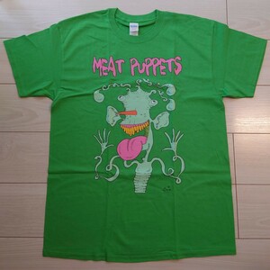 送料無料　MEAT PUPPETS　Tシャツ　L　自宅保管未使用品　ミート・パペッツ／（検）nirvana melvins sonic youth butthole surfers tad