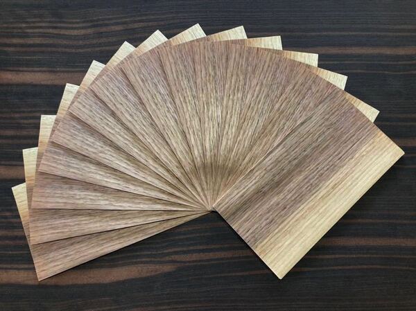 ウォルナット突板10枚、送料無料!天然木 230mm×115mm×0.2mm DIY工作ギター楽器テーブル脚インテリア家具アンティーク木目調リメイク机