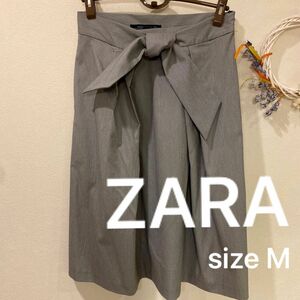 【未使用品】ZARA リボン付きスカート　size M